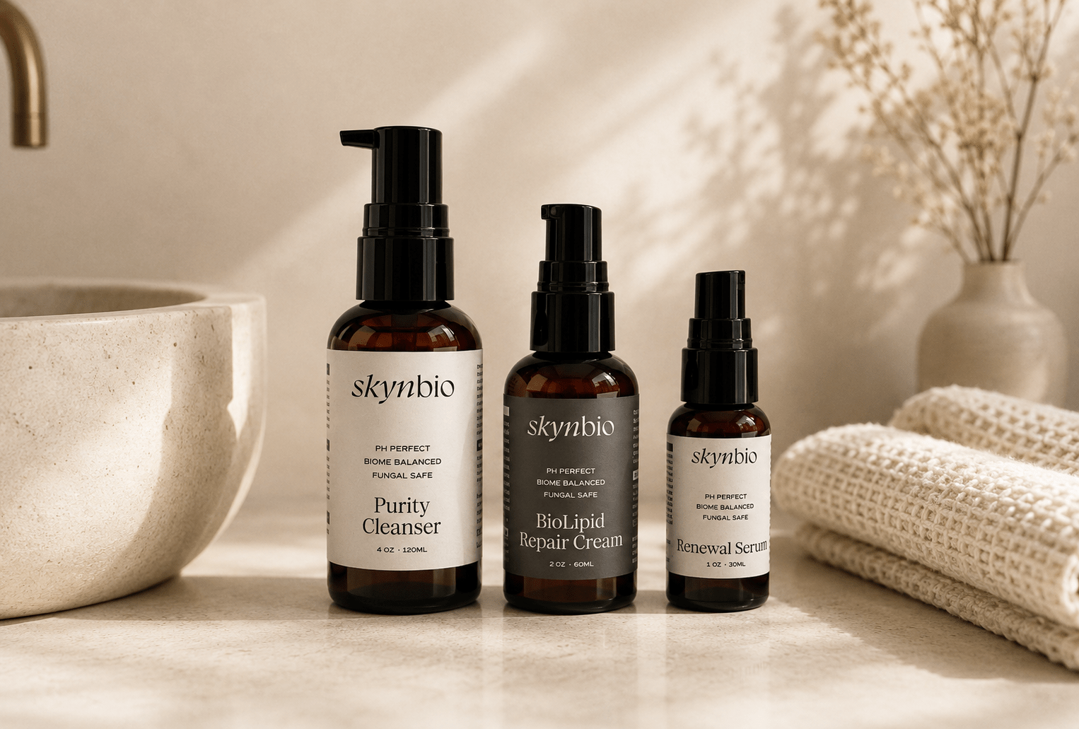 barrier restore trio | reactive skin system - Skynbio Skincare