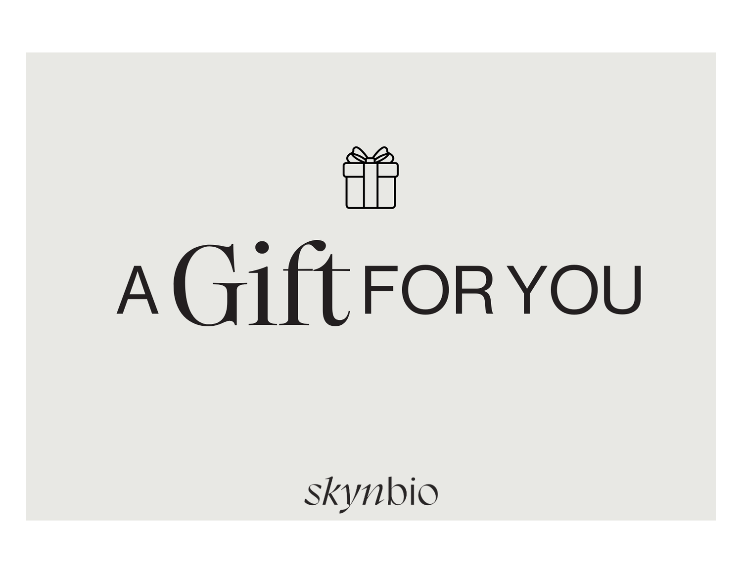 Skynbio Gift Card - Skynbio Skincare